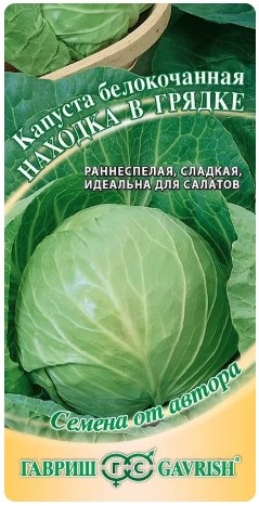 Капуста б к Находка в грядке  0,5гр ГШ