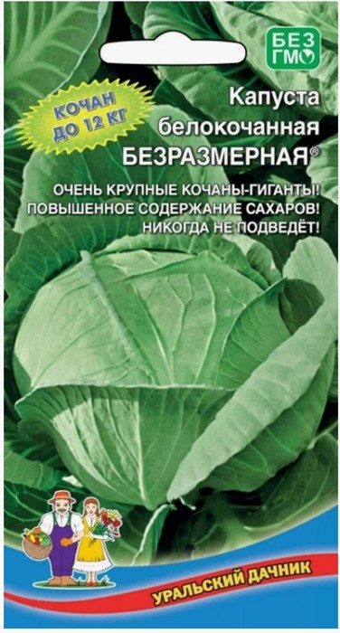 Капуста б к Безразмерная 0,3гр Ур.Дачник