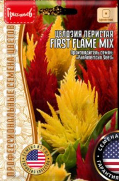 Целозия перистая First Flame Mix 4 др Григорьев