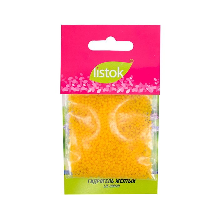 Гидрогель Listok желтый 20гр