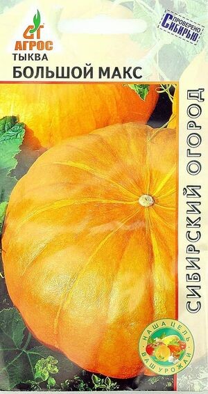 Тыква Большой макс 3шт Агрос