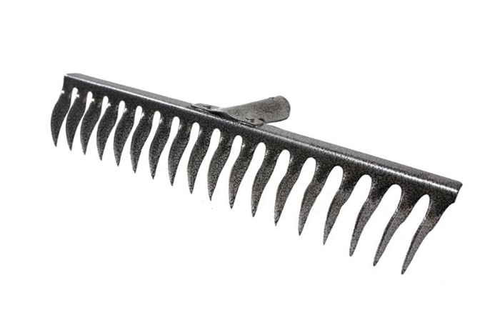 Грабли рельсовая сталь 18-зуб кепанные б/ч ДиС 25534