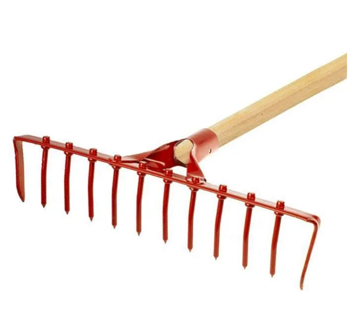 Грабли 12-зуб с прям круг. зуб. "Урожайная сотка" с дер/ч ML6140 Р0609