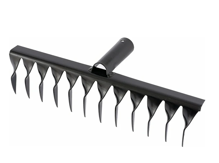 Грабли стальные 12 витых зубьев, без черенка Сибртех 61740