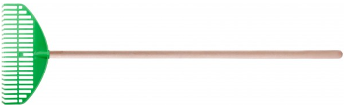 Грабли веерные 22-зуб. пластм. с дер/ч ФИТ 76947