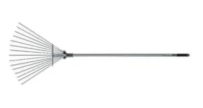 Грабли веерные 15-зуб. метал. черен. раздвижн. 180-550мм FIT 77006