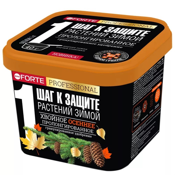 Удоб BONA FORTE хвойное осеннее c биодоступным кремнием 1л