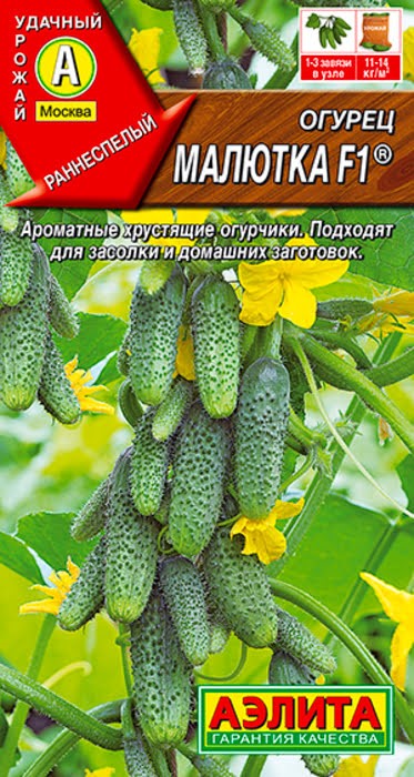 Огурец Малютка F1 10шт Аэлита