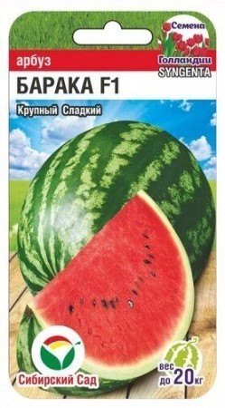 Арбуз Барака F1 3шт Сиб Сад