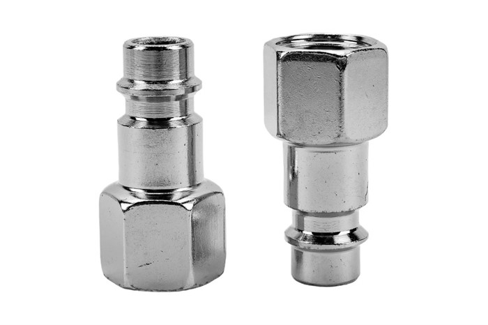 Ниппель универсал. 1/4"в/р быстросъем. (папа) 2шт Stels 57054