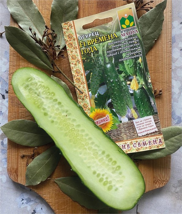 Огурец Времена года F1 10шт Манул