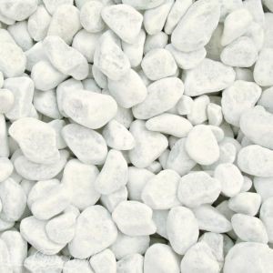 Галька Мраморная белая фракция 20-40мм 30кг +/-10%