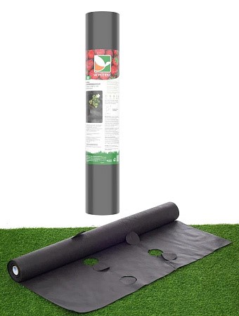 Укрывной материал Черный(мульча) пл.60г/кв.м МИНИ-Рулон: шир.1,06м дл.10м