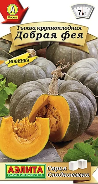 Тыква Добрая фея крупноплодная 1гр Аэлита