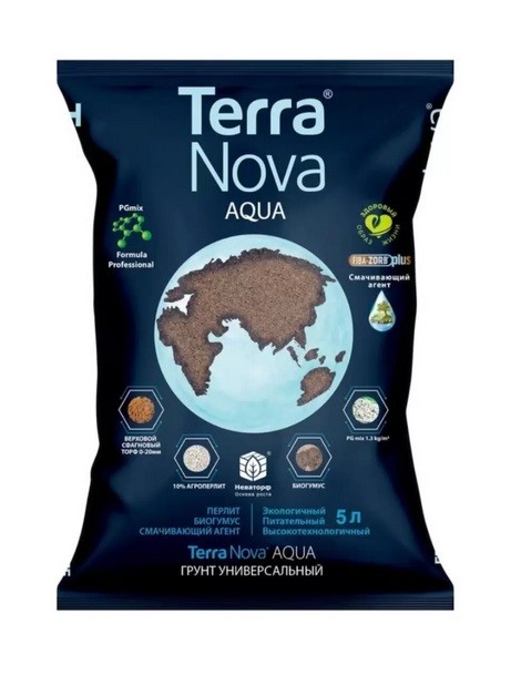Грунт Новая земля универ Аква 5л TERRA NOVA
