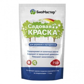 Краска садовая 0,75кг (Био Мастер) дойпак