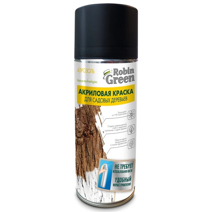 Краска-аэрозоль акриловая РОБИН ГРИН 0,5л