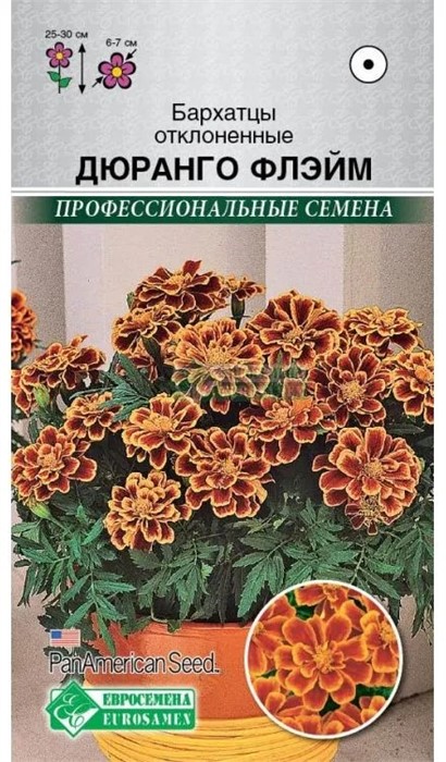 Бархатцы Дюранго Флэйм отклоненн (Евро Б)