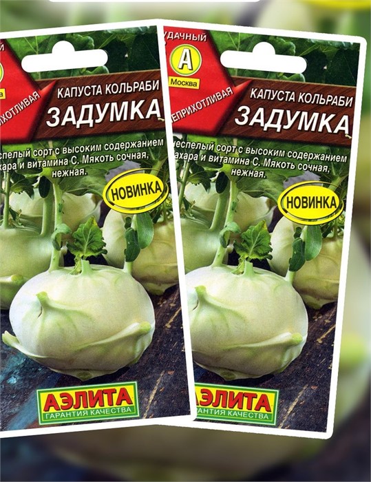 Капуста кольраби Задумка(Аэлита)