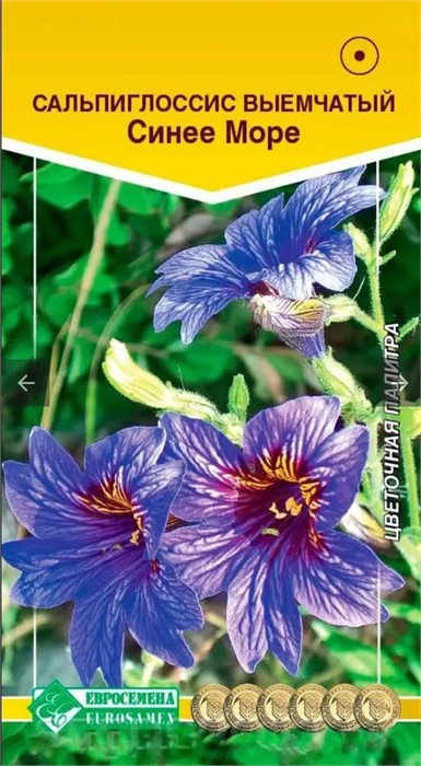 Сальпиглоссис Синее Море выемчатый 0,02гр Евросем