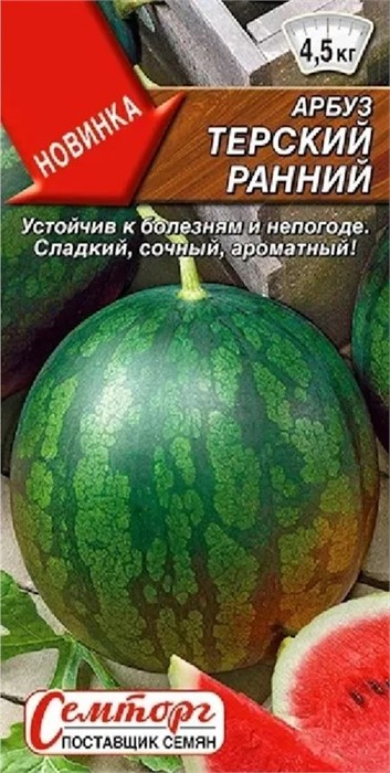 Арбуз Терский ранний 10шт Аэлита