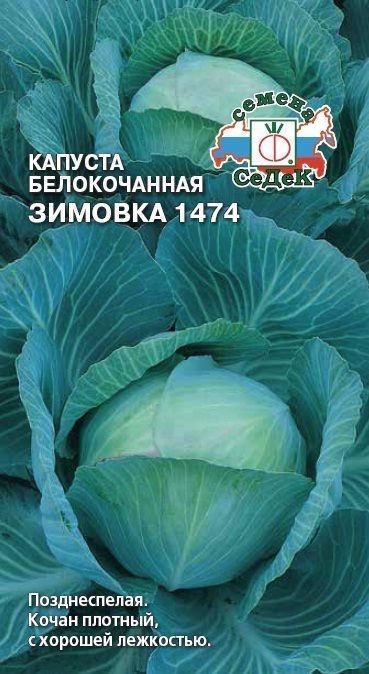 Капуста Зимовка 1474 (Б/К) Седек