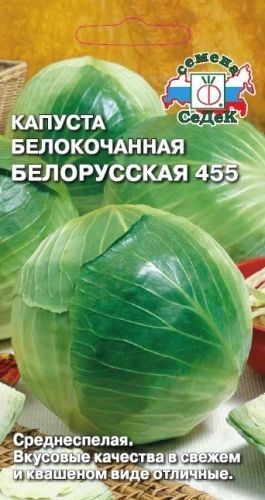Капуста Белорусская 455 (Б/К) Седек