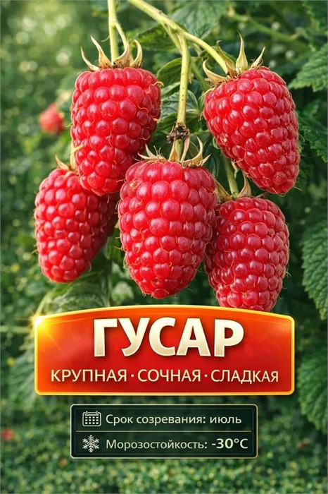 Малина Гусар традиционные сорта 1шт