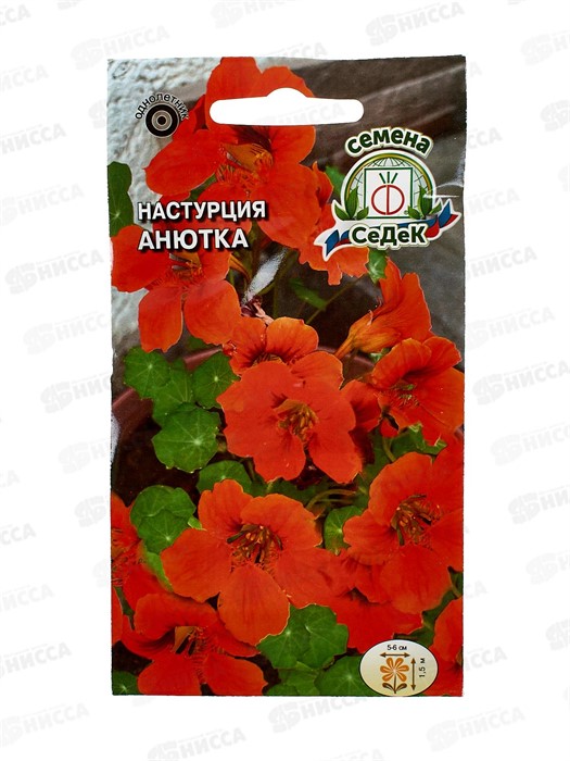 Настурция вьющ. Анютка махр. 1г Седек