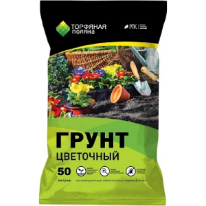 Грунт Цветочный 'Торфяная поляна' 50 л (РТК)