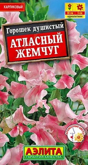 Горошек душистый Атласный жемчуг карлик. 0,5гр Аэлита