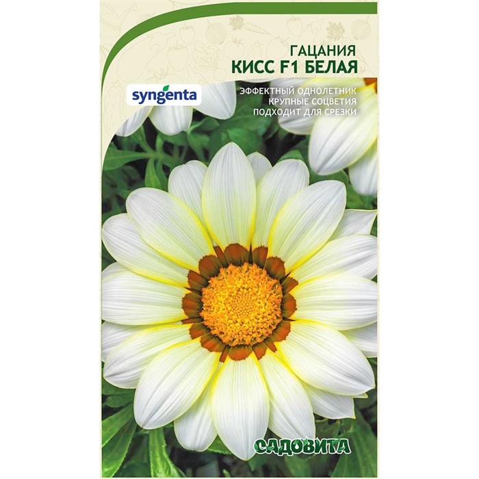 Гацания Кисс F1 Белая 5шт Syngenta/Садовита