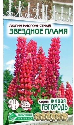 Люпин Звездное Пламя многолистный 0,5гр Евросем