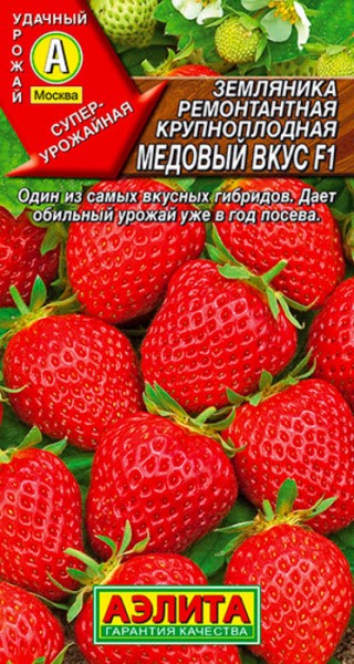 Земляника Медовый вкус F1 крупноплодная Ремонтантная Аэлита