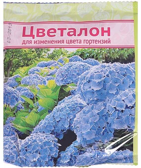 Удобрение минеральное "Ваше Хозяйство", "Цветалон", для изменения цвета гортензий, 100 г