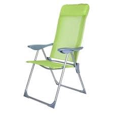 Кресло-шезлонг складное 38х58х110 см зеленый 'Твой Пикник' GB-009 Д0623