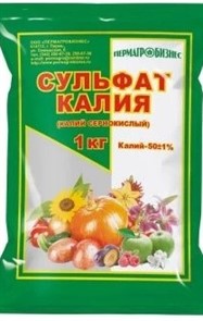 Сульфат Калия 1кг (калий сернокислый) НЗ39 Сульфат Калия 1кг (калий сернокислый) НЗ39