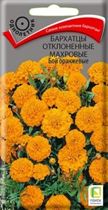 Бархатцы Бой оранж отклон. махров. 0,4гр Поиск Бархатцы Бой оранж отклон. махров. 0,4гр Поиск