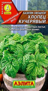 Базилик Хлопец кучерявый овощной 0,2-0,3гр Аэлита Базилик Хлопец кучерявый овощной 0,2-0,3гр Аэлита