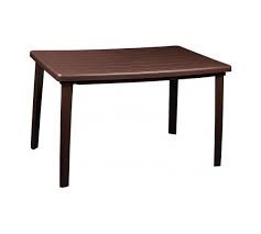 Стол пластм. прямоуг. 1200*850мм выс.750мм коричневый М8019 ЖВ346