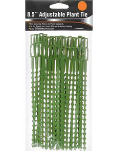 Подвязки для растений 23см 30шт пластик-хомут SH-6035