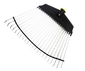 Грабли Веерные 22-зубые проволочные  оцинк/пласт Евро б/ч О0803