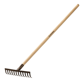 Грабли 12-зуб прямые с дер.чер. Grinda 39583-12