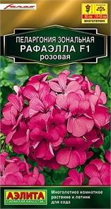 Пеларгония Рафаэлла F1 розовая 5шт Аэлита