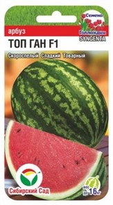 Арбуз Топ Ган F1 3шт Сиб Сад