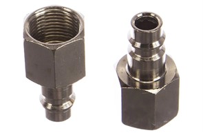 Ниппель универсал. 3/8" вн/р быстросъем. (папа) 2шт Stels 57060