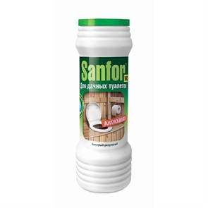 Средство дезодорирующее для дачных туалетов Sanfor, Антизапах, 400 г 7147404
