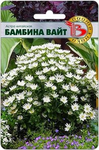 Астра Бамбина Вайт китайская 20шт Биотехника