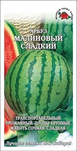 Арбуз Малиновый сладкий (Золотая сотка)