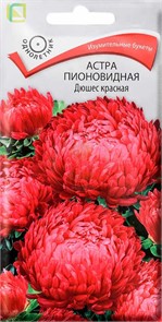 Астра пионовидная Дюшес красная 0,3гр Поиск